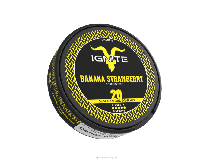 plátano fresa IGNITE bolsas de nicotina - IGNITE vapes for sale PZ6T172