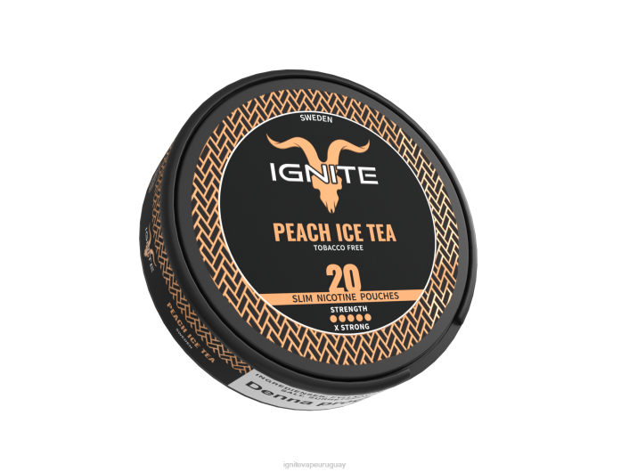 té helado de durazno IGNITE bolsas de nicotina - IGNITE vape Uruguay PZ6T173