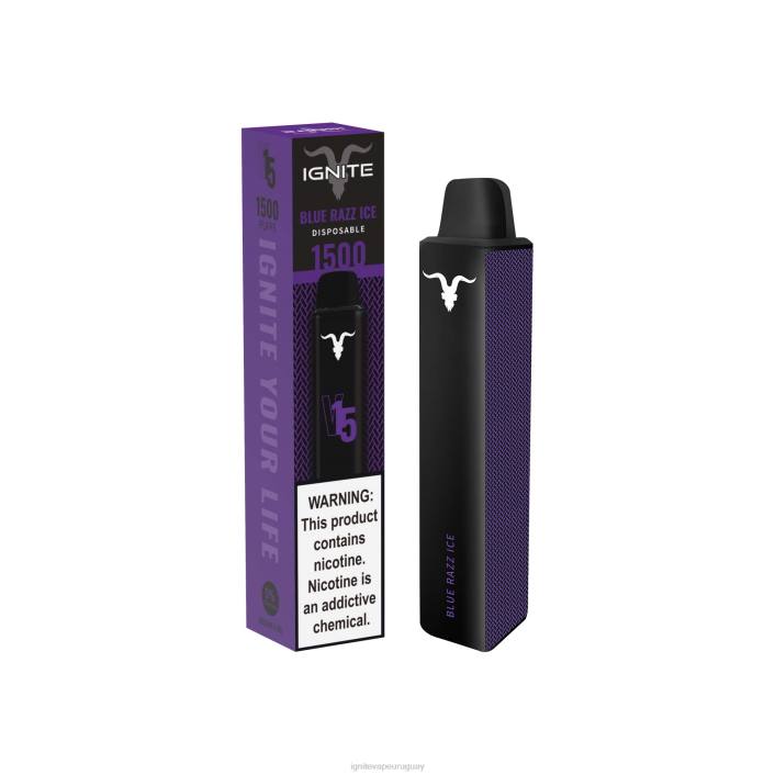 hielo azul IGNITE V15 pluma vaporizador - IGNITE tobacco sabor PZ6T107