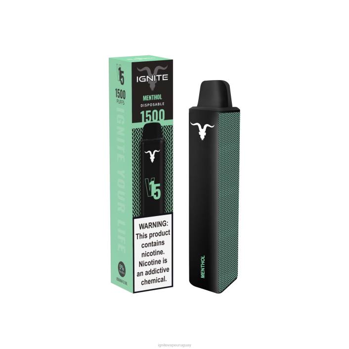 mentol IGNITE V15 pluma vaporizador - IGNITE Uruguay PZ6T114