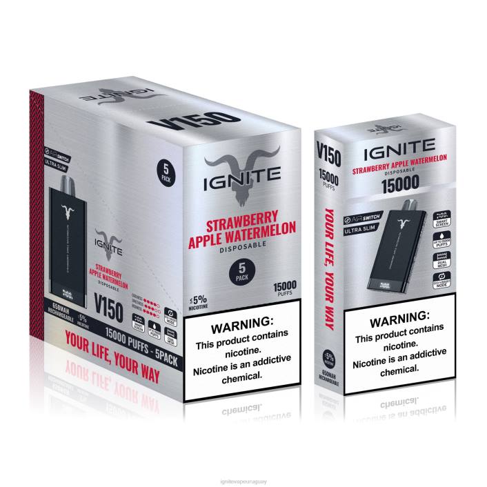 explosión de bayas IGNITE V150 paquete de 5 bolígrafos vaporizadores - IGNITE pods for sale PZ6T10