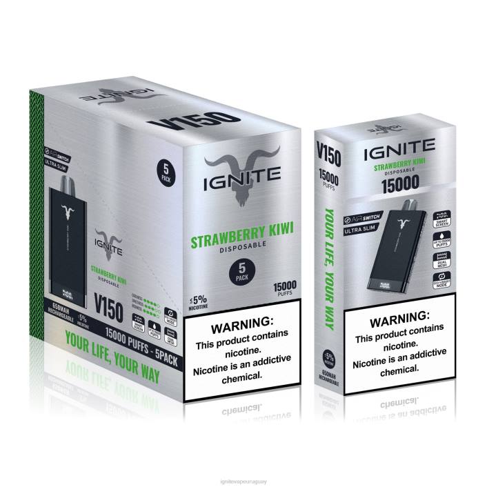 kiwi fresa IGNITE V150 paquete de 5 bolígrafos vaporizadores - IGNITE vapes for sale PZ6T92