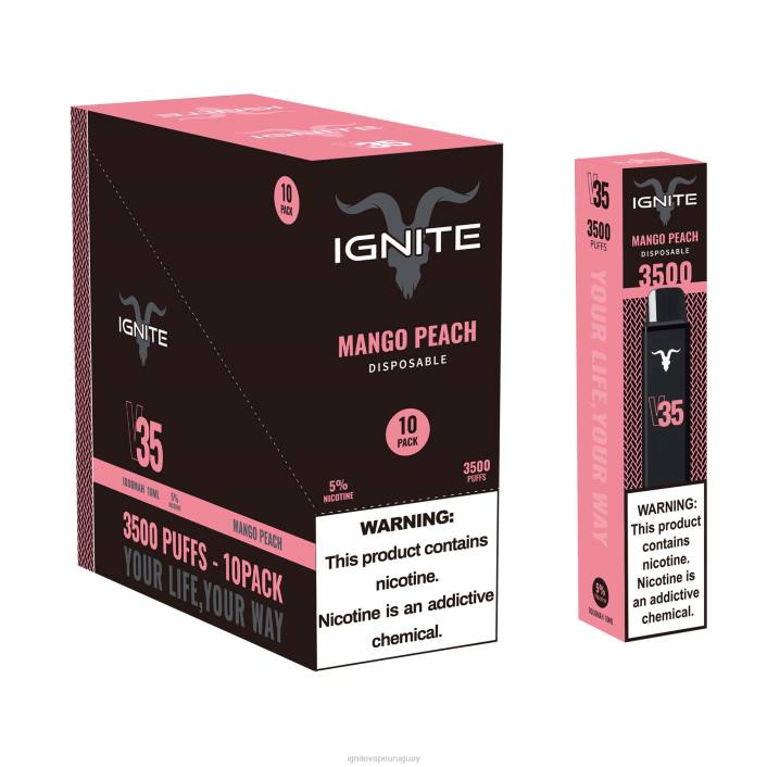 Fresa plátano IGNITE V35 paquete de 10 bolígrafos vaporizadores - IGNITE vaporizador PZ6T128