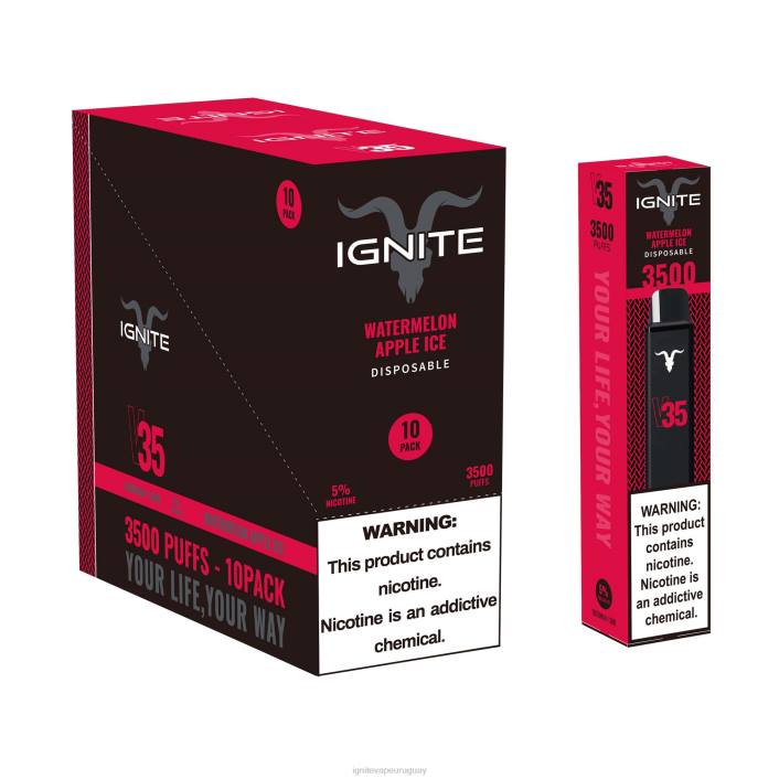 hielo de arándanos IGNITE V35 paquete de 10 bolígrafos vaporizadores - IGNITE vape and tobacco PZ6T119