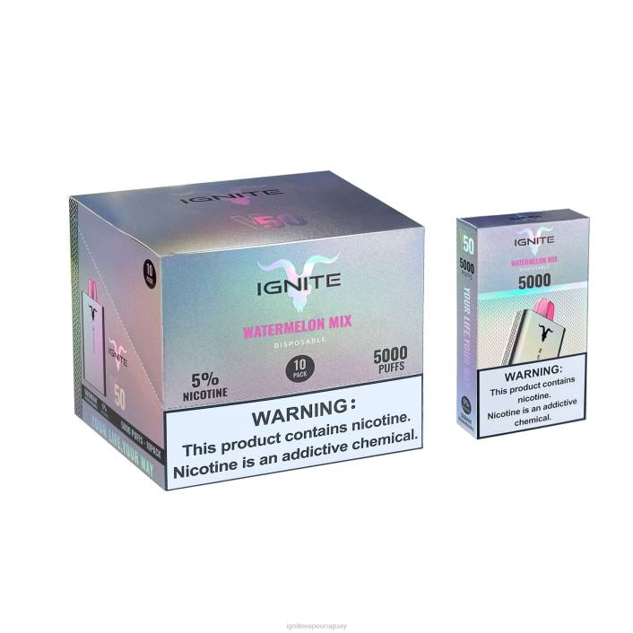 áloe uva IGNITE V50 paquete de 10 bolígrafos vaporizadores - IGNITE vapes for sale PZ6T22