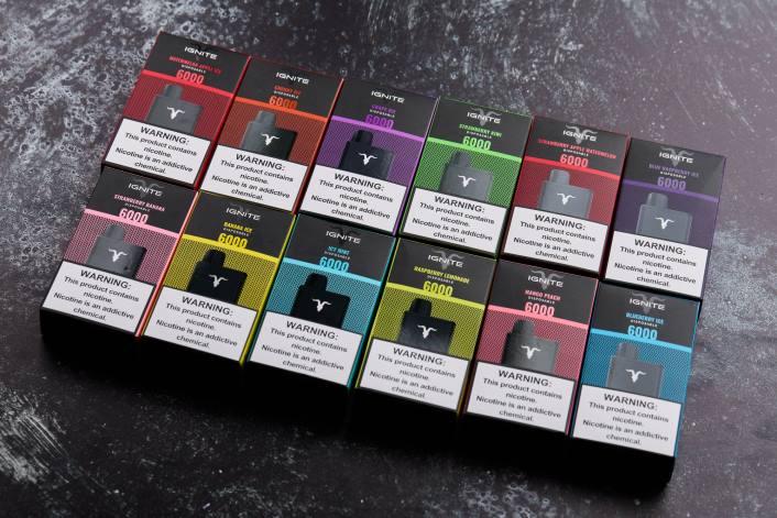 sandía manzana fresa IGNITE V60 paquete de 10 bolígrafos vaporizadores - IGNITE vape precio PZ6T25
