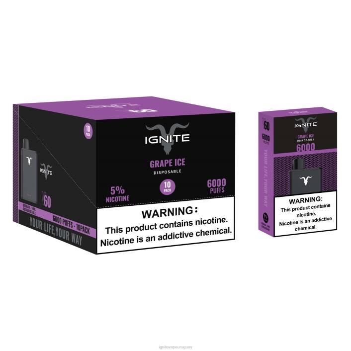sandía manzana fresa IGNITE V60 paquete de 10 bolígrafos vaporizadores - IGNITE vape precio PZ6T25