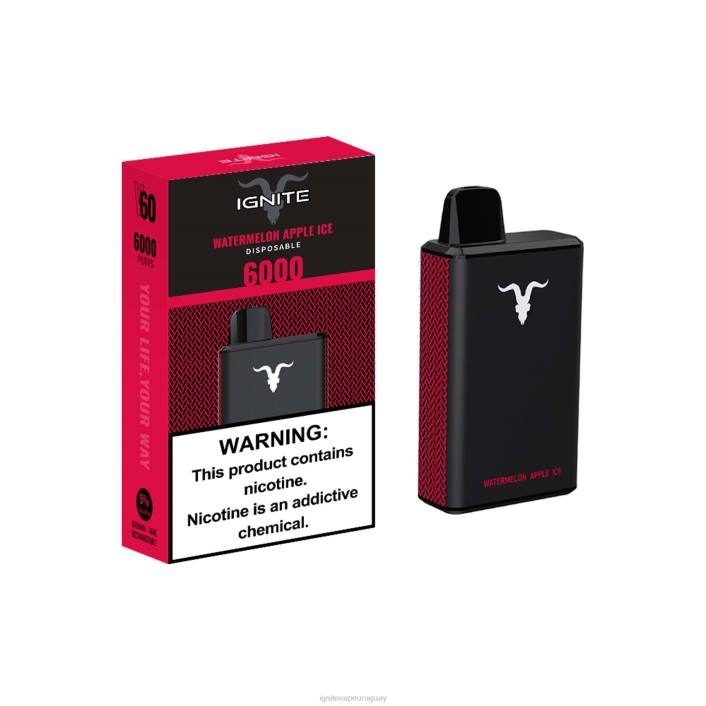 sandía manzana hielo IGNITE V60 pluma vaporizador - IGNITE vape and tobacco PZ6T39